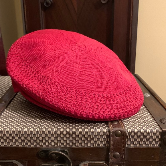 Men’s Red Paperboy Cap - Picture 3 of 10